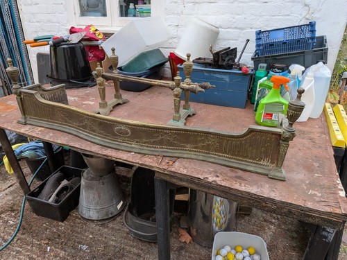 Antique brass fire - antique,
