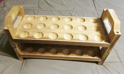 Stackable wooden chicken egg - stackable,