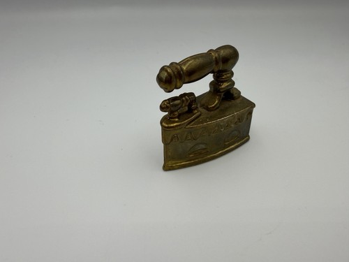 Vintage brass miniature flat - vintage,