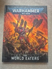 Codex World Eaters Warhammer 40k Hardback 9th Edition 2023 Preownes Free P&P 