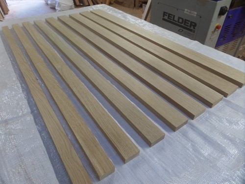 Oak hardwood timber - , slats