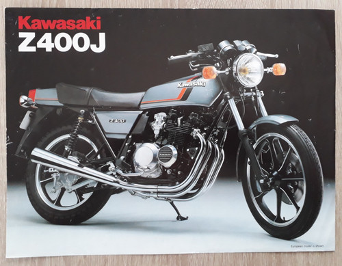Kawasaki z400j brochure - kawasaki,
