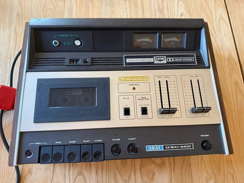 Akai gxc 46d vintage cassette - akai,
