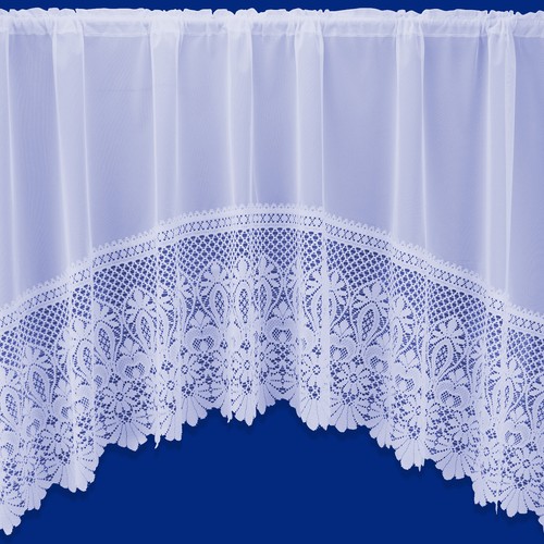 Jardiniere arched net curtain - jardiniere,