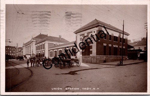 Real photo horse wagons - wagons, at