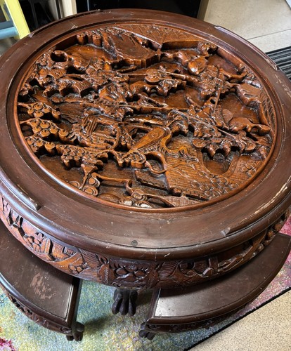 Vintage chinese hand carved - vintage,
