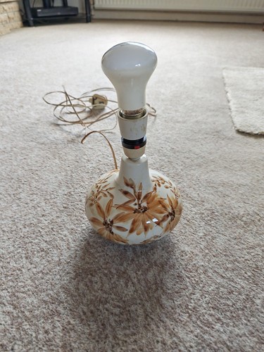 Vintage jersey pottery - jersey, lamp
