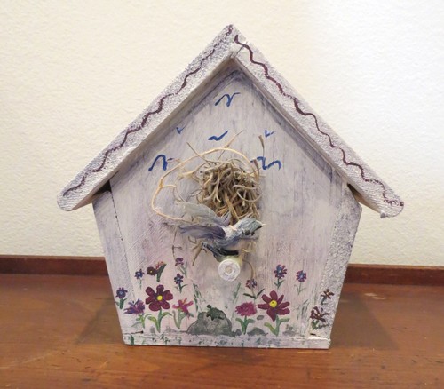 Wooden bird house rustic - house,
