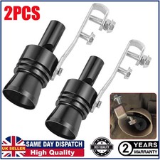 2Pcs XL Black Car Turbo Sound