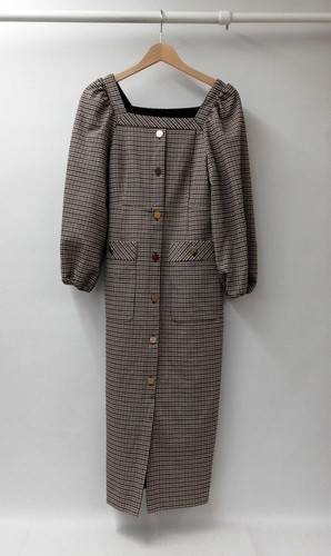 Diagrams plaid dress - diagrams,