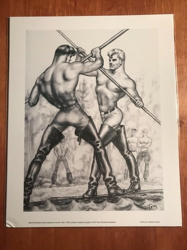 Vintage tom finland print - vintage, of