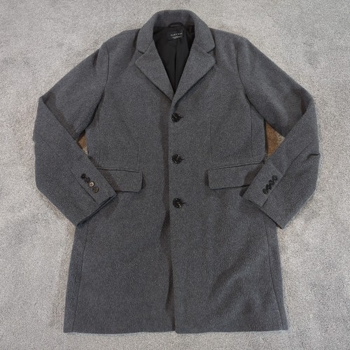 Zara coat mens grey fleece - mens,
