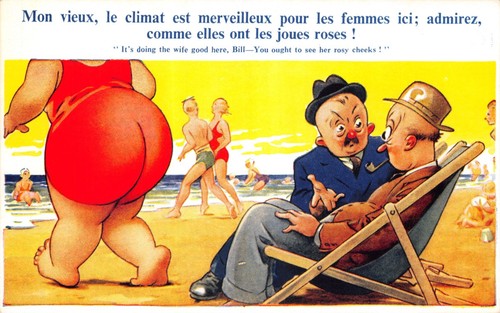 Bamforth seaside comic - bamforth,