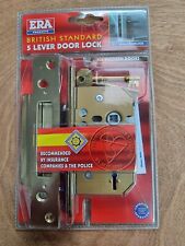 ERA High Security 5 Lever Mortice 2.5" SASHLOCK BS Sprung Latch Deadlock Bolt
