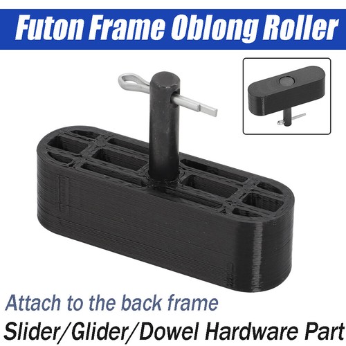 Futon frame oblong roller - futon,