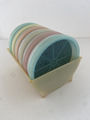 Tupperware coaster set - tupperware, vintage
