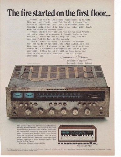 1976 marantz 2270 receiver - marantz,