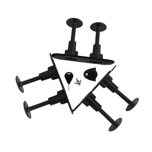 Surfboard fin plugs with - 3x,