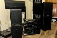 Technics SA-X800L Double Cassette, Amplifier, AM/FM Tuner + 7 Speakers