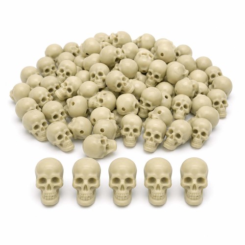 100pcs mini plastic skull - 100pcs,