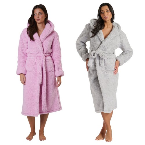 Ladies chunky dressing gown - dressing,