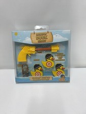 Desktop Duck Shoot Game – Rubber Band Gun with Duck Eraser Targets