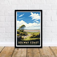 Solway Coast Travel Poster