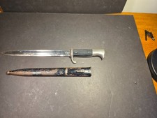 Rare WWII German Puma Mauser Dress Bayonet & Scabbard - Police/Fire Issue - Soli