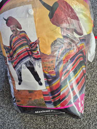 Mexican poncho fancy dress - poncho,