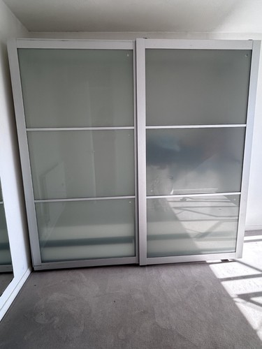 Pax wardrobe with frosted - wardrobe,