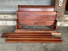 Lovely Double Mahogany Sleigh Bed