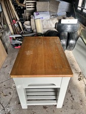 Solid Pine Wood Kitchen Island