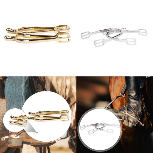 2pcs western horse spurs - 2pcs,