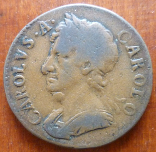 Charles farthing 1675 - ii,