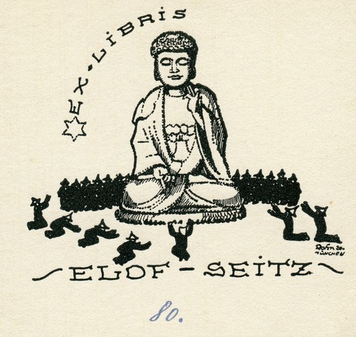 Buddha elof seitz s - buddha,, vintage
