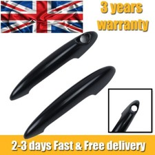 Pair Gloss Black Car Door