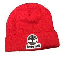 Supreme x Timberland red beanie Hat Rare Authentic
