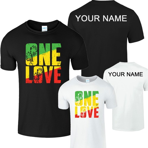 Personalised one love rasta - personalised,