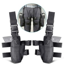 Waterproof Tactical Drop Leg Holster Adjustable Hand Thigh Pistol Gun Holster