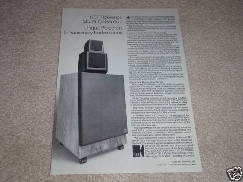 Kef reference 105 speaker - 105, ii