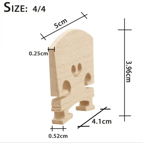 Maple wood violin - violin, bridge