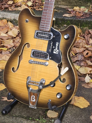 Burns gb66 1966 sunburst - burns,