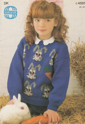 Child picture sweater rabbit - child,