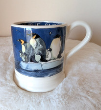 New & Unused Emma Bridgewater Winter Penguins 1/2 Pint Mug