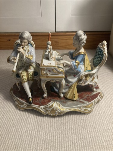 German seated musician - german,