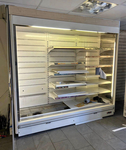 Open front refrigerated - open,