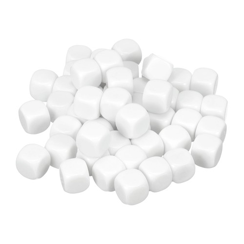 20pcs acrylic blank dice - 20pcs,