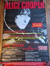 Vintage Alice Cooper Rock Love's A Loaded Gun Original Subway Poster 100 x 152cm