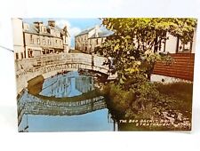 The Boo Backit Brig Strathaven Scotland Vintage Friths Series Postcard 1968