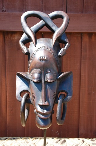 Senufo earrings face - 'earrings', mask